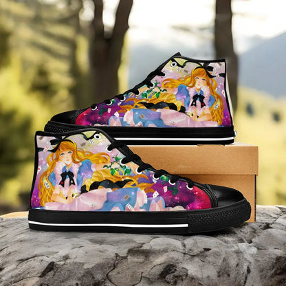 Alice in Wonderland Fushigi no Kuni no Alice Custom High Top Sneakers Shoes