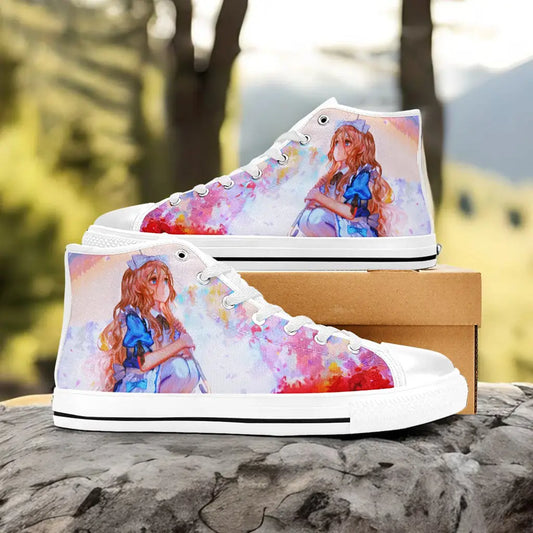 Alice in Wonderland Fushigi no Kuni no Alice Custom High Top Sneakers Shoes