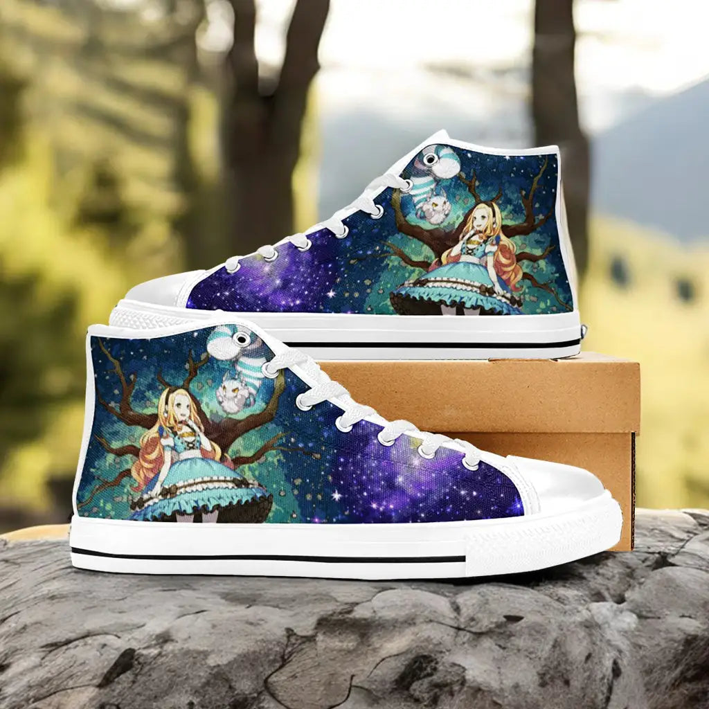 Alice in Wonderland Fushigi no Kuni no Alice Custom High Top Sneakers Shoes