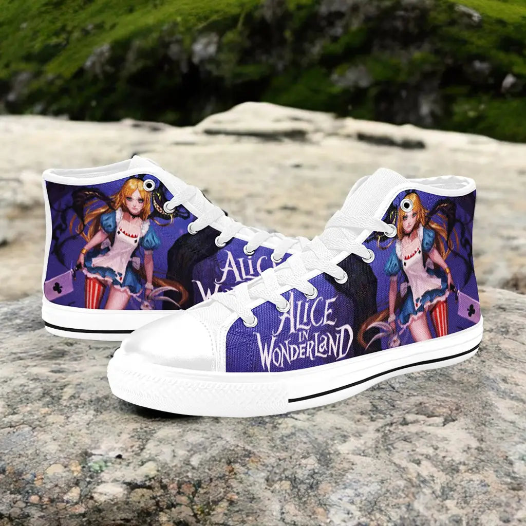 Alice in Wonderland Fushigi no Kuni no Alice Custom High Top Sneakers Shoes