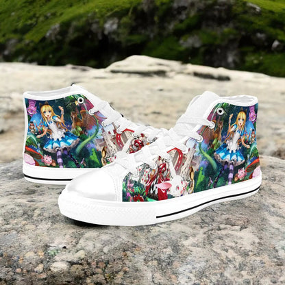 Alice in Wonderland Fushigi no Kuni no Alice Custom High Top Sneakers Shoes