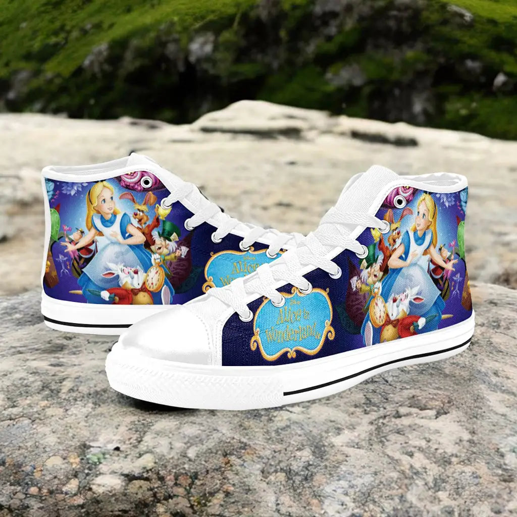 Alice in Wonderland Fushigi no Kuni no Alice Custom High Top Sneakers Shoes