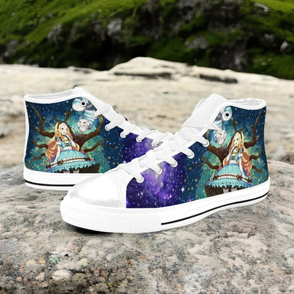 Alice in Wonderland Fushigi no Kuni no Alice Custom High Top Sneakers Shoes