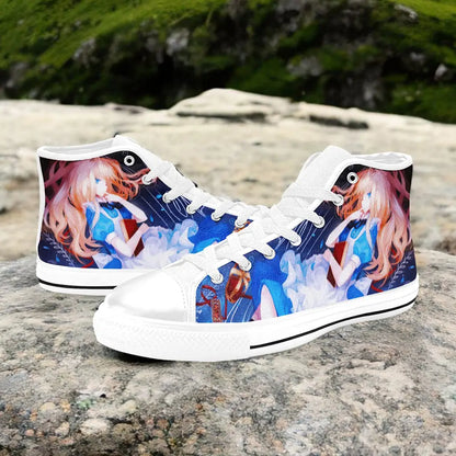 Alice in Wonderland Fushigi no Kuni no Alice Custom High Top Sneakers Shoes