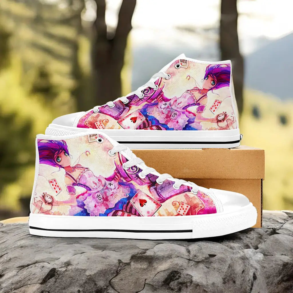 Alice in Wonderland Fushigi no Kuni no Alice Custom High Top Sneakers Shoes