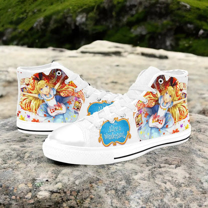 Alice in Wonderland Fushigi no Kuni no Alice Custom High Top Sneakers Shoes