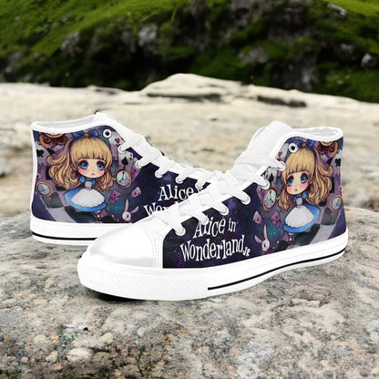 Alice in Wonderland Fushigi no Kuni no Alice Custom High Top Sneakers Shoes