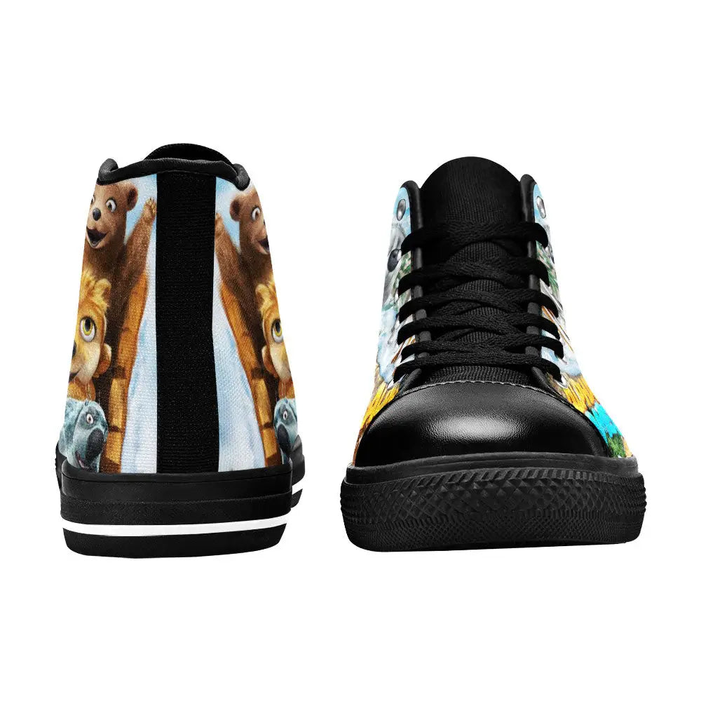 Alpha and Omega Custom High Top Sneakers Shoes