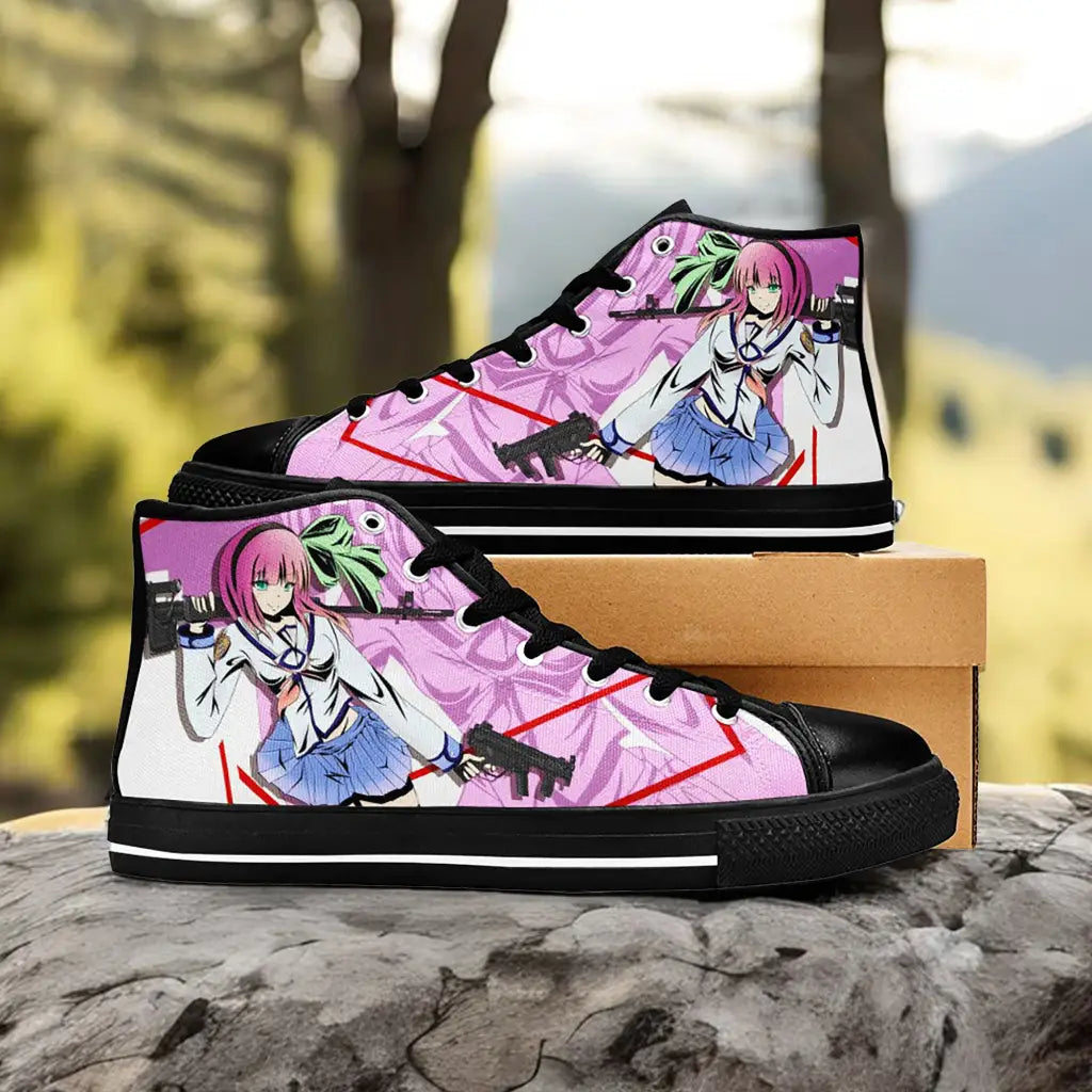 Angel Beats Custom High Top Sneakers Shoes