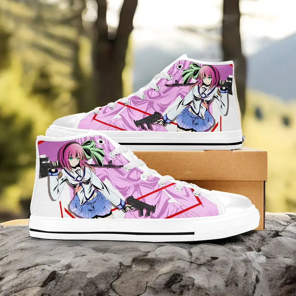 Angel Beats Custom High Top Sneakers Shoes