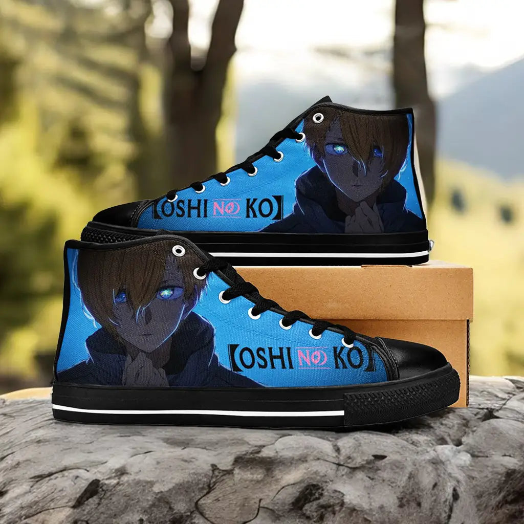 Aqua Hoshino Oshi no Ko Custom High Top Sneakers Shoes