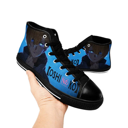 Aqua Hoshino Oshi no Ko Custom High Top Sneakers Shoes