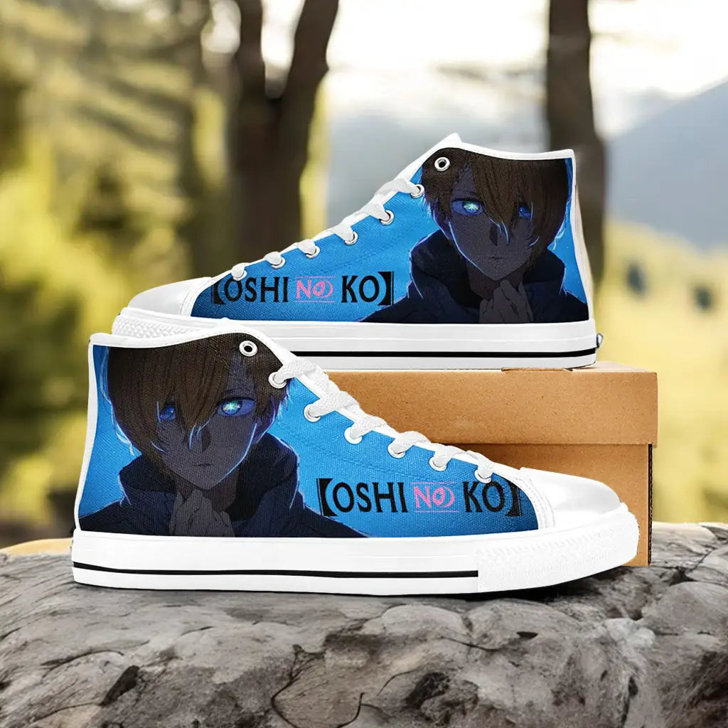 Aqua Hoshino Oshi no Ko Custom High Top Sneakers Shoes