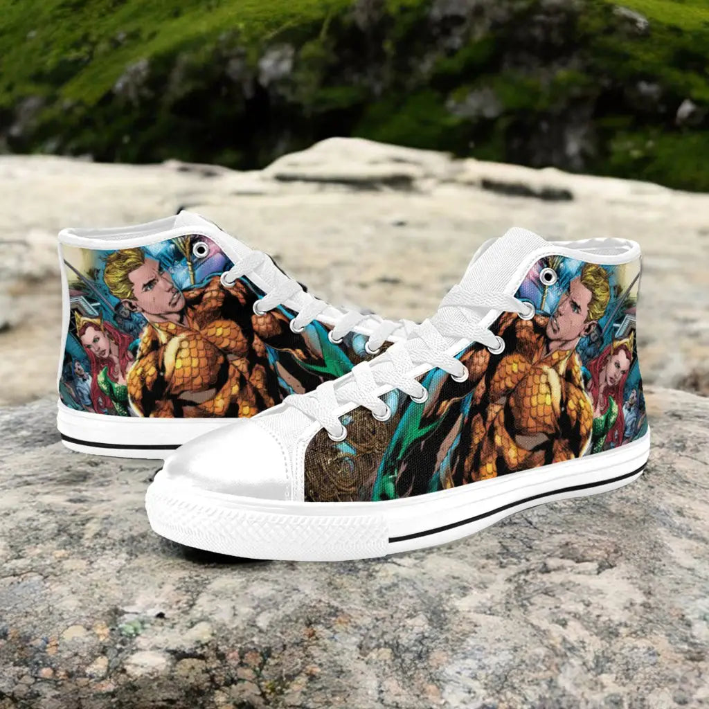 Aquaman Justice League Custom High Top Sneakers Shoes