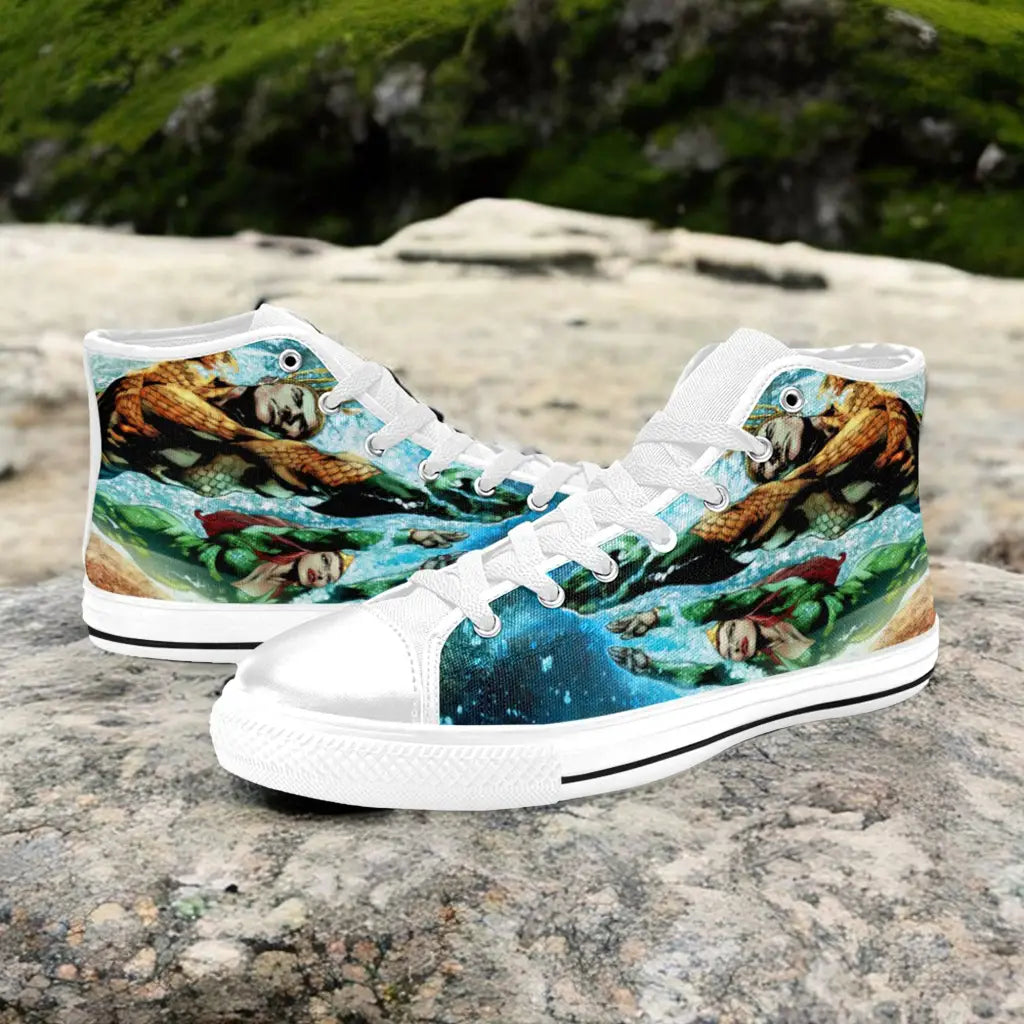 Aquaman Justice League Custom High Top Sneakers Shoes