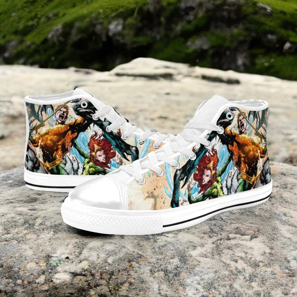 Aquaman Justice League Custom High Top Sneakers Shoes