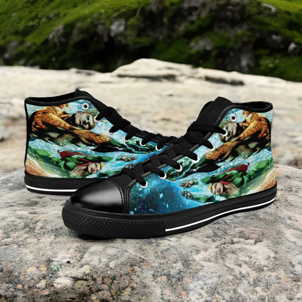 Aquaman Justice League Custom High Top Sneakers Shoes