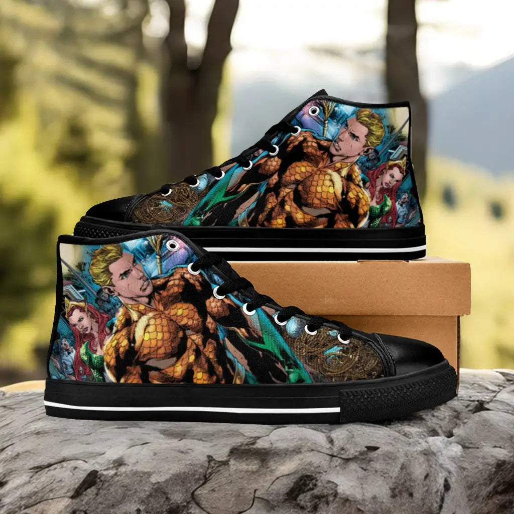 Aquaman Justice League Custom High Top Sneakers Shoes