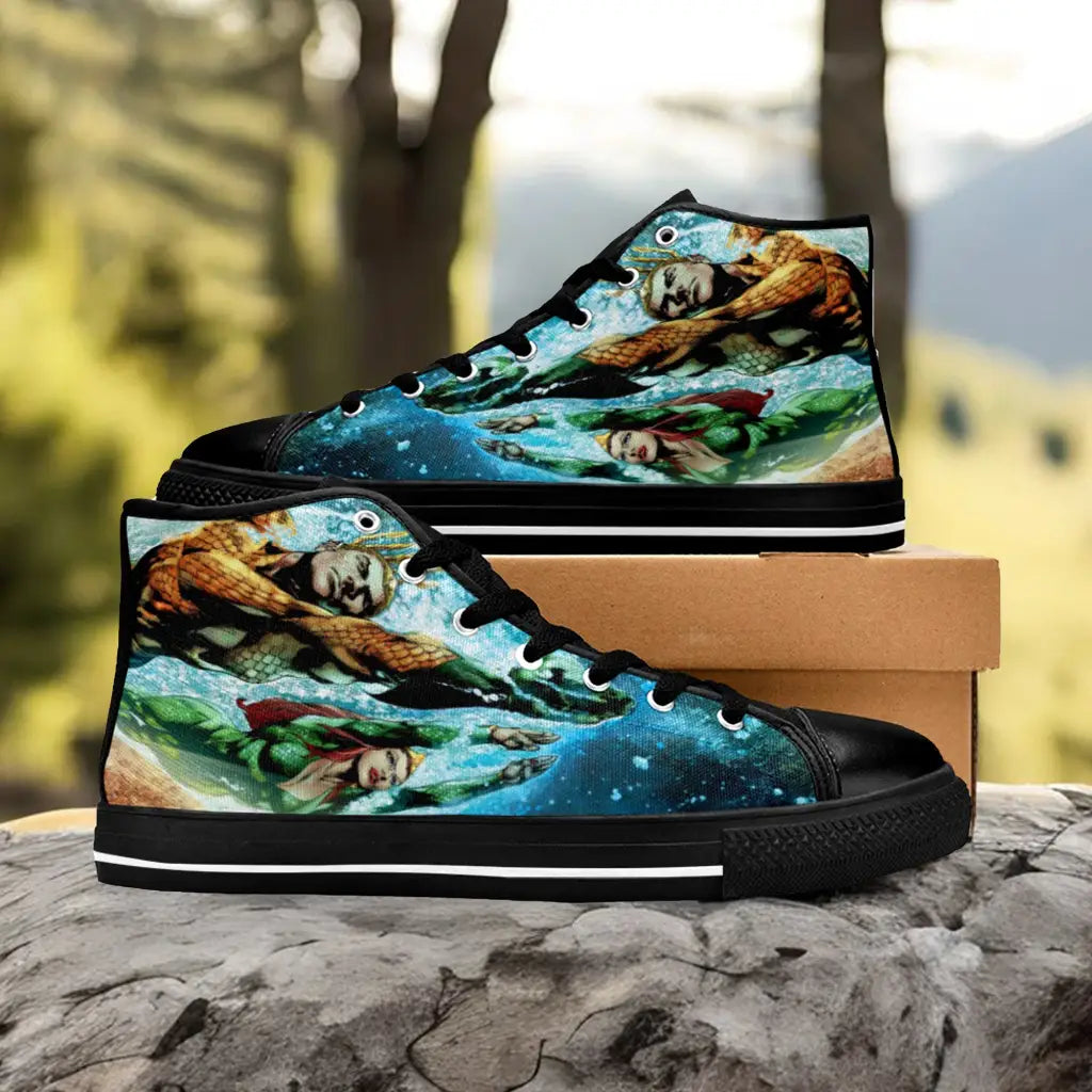 Aquaman Justice League Custom High Top Sneakers Shoes