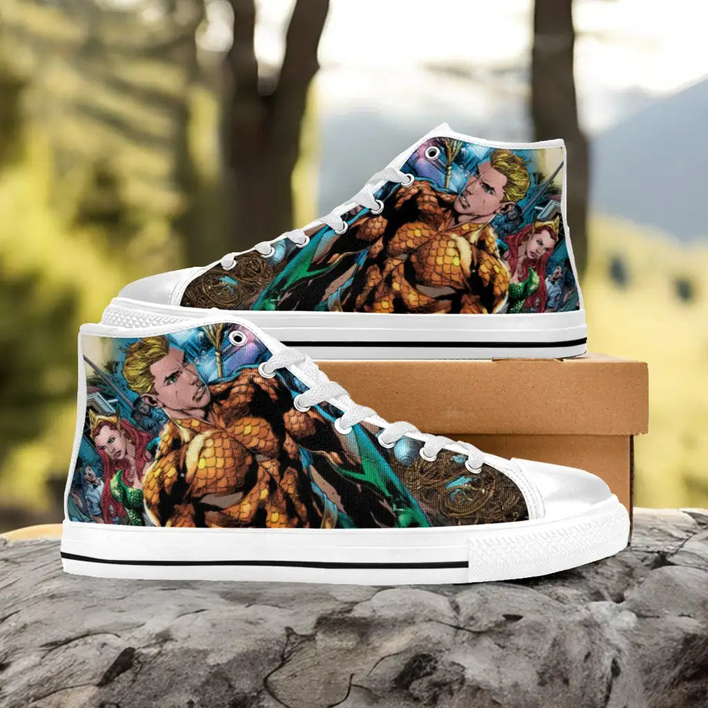 Aquaman Justice League Custom High Top Sneakers Shoes