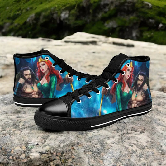 Aquaman Mera Justice League Custom High Top Sneakers Shoes