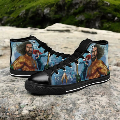 Aquaman Mera Justice League Custom High Top Sneakers Shoes