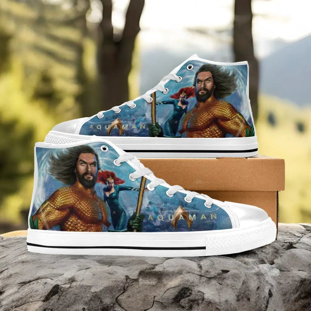 Aquaman Mera Justice League Custom High Top Sneakers Shoes