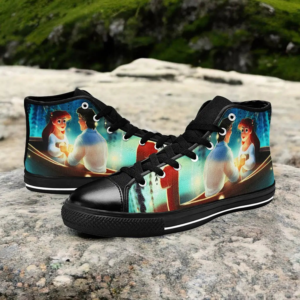 Ariel The Little Mermaid Custom High Top Sneakers Shoes