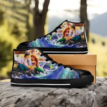 Ariel The Little Mermaid Custom High Top Sneakers Shoes