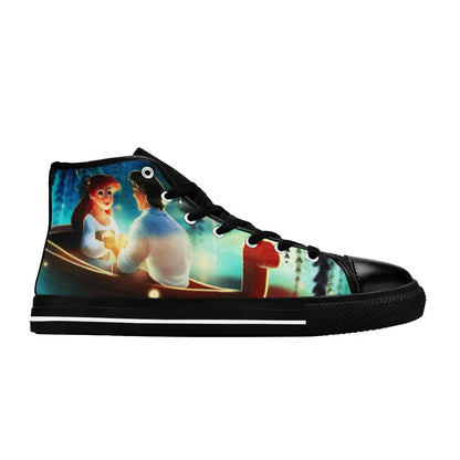 Ariel The Little Mermaid Custom High Top Sneakers Shoes