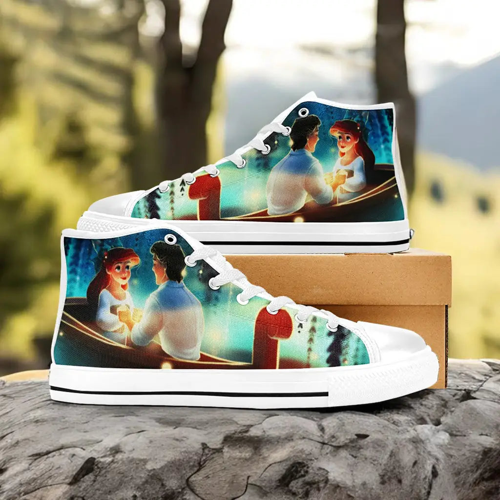 Ariel The Little Mermaid Custom High Top Sneakers Shoes