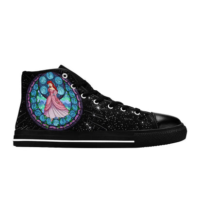 Ariel The Little Mermaid Custom High Top Sneakers Shoes