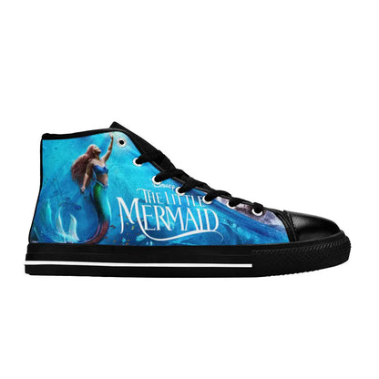 Ariel The Little Mermaid Custom High Top Sneakers Shoes