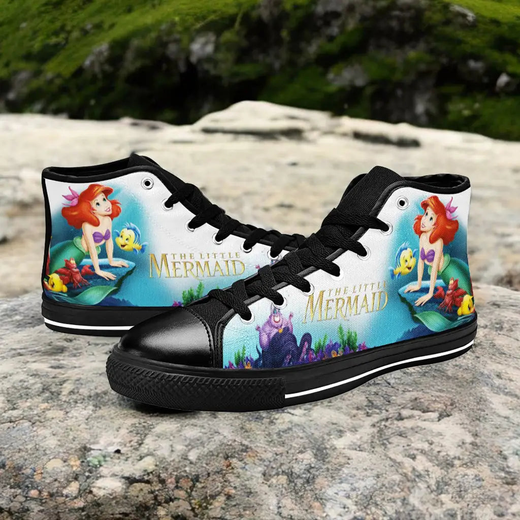 Ariel The Little Mermaid Canvas High Tops Sneakers for Kids