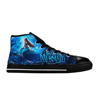 Ariel The Little Mermaid Custom High Top Sneakers Shoes