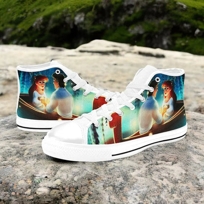 Ariel The Little Mermaid Custom High Top Sneakers Shoes