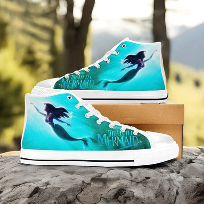 Ariel The Little Mermaid Custom High Top Sneakers Shoes