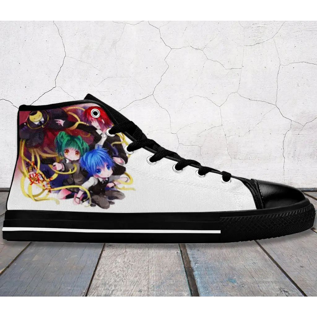 Anime Manga Assassination Classroom Menma High Top Sneakers Shoes