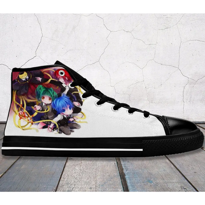 Anime Manga Assassination Classroom Menma High Top Sneakers Shoes