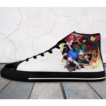 Anime Manga Assassination Classroom Menma High Top Sneakers Shoes