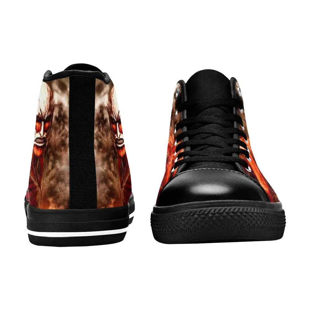 Attack on Titan Colossal Titan Custom High Top Sneakers Shoes