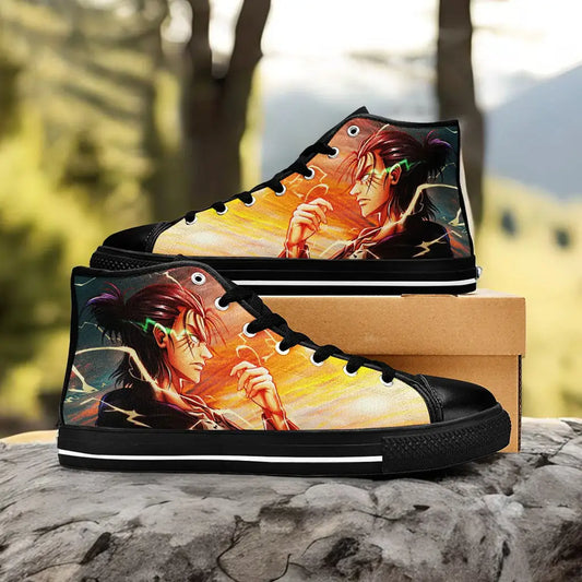 Attack on Titan Eren Yeager Custom High Top Sneakers Shoes