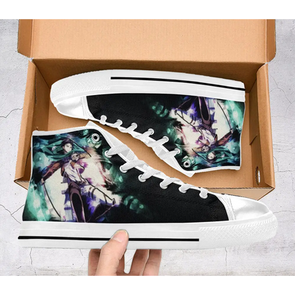 Anime Manga Attack On Titan Levi Ackerman Custom High Top Sneakers Shoes