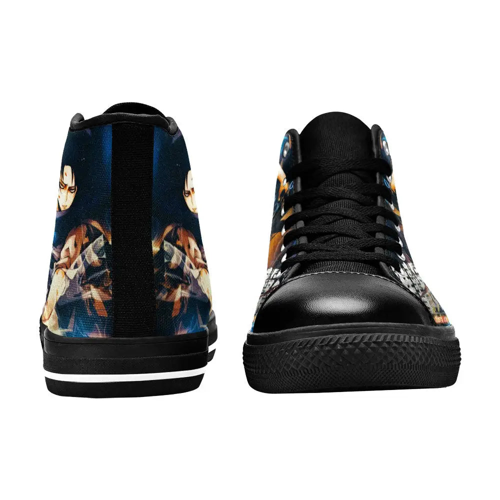 Attack on Titan Levi Ackerman Custom High Top Sneakers Shoes