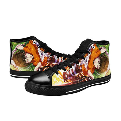 Attack on Titan Levi Ackerman Custom High Top Sneakers Shoes