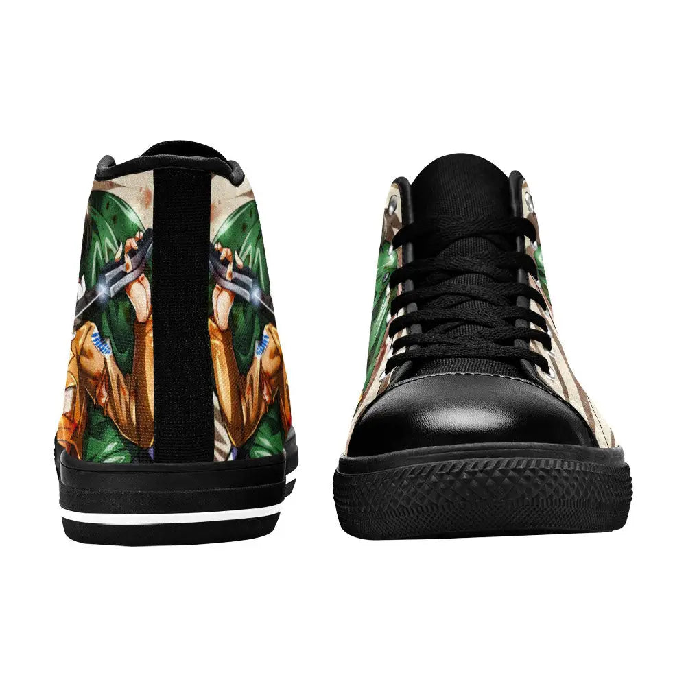 Attack on Titan Levi Ackerman Custom High Top Sneakers Shoes