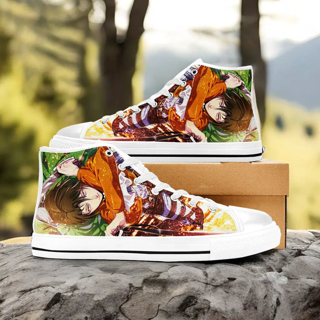 Attack on Titan Levi Ackerman Custom High Top Sneakers Shoes