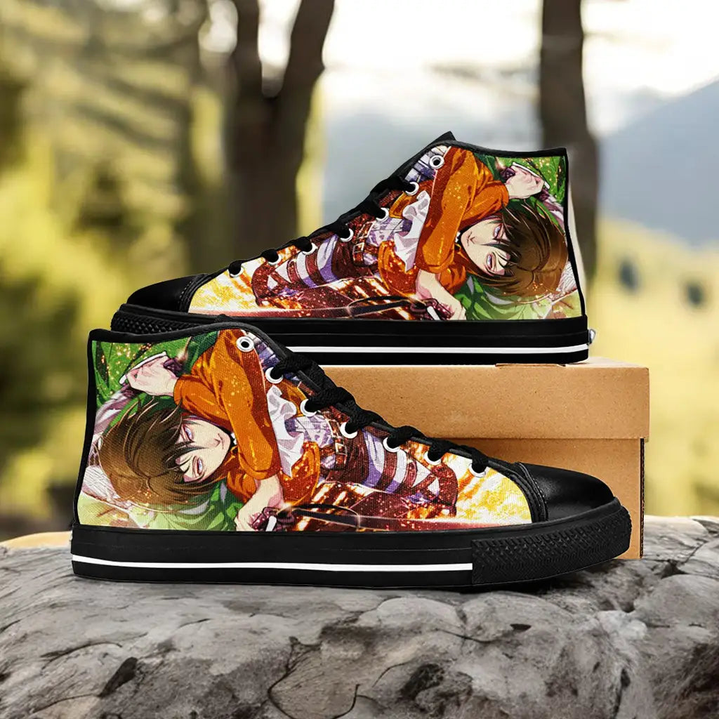 Attack on Titan Levi Ackerman Custom High Top Sneakers Shoes