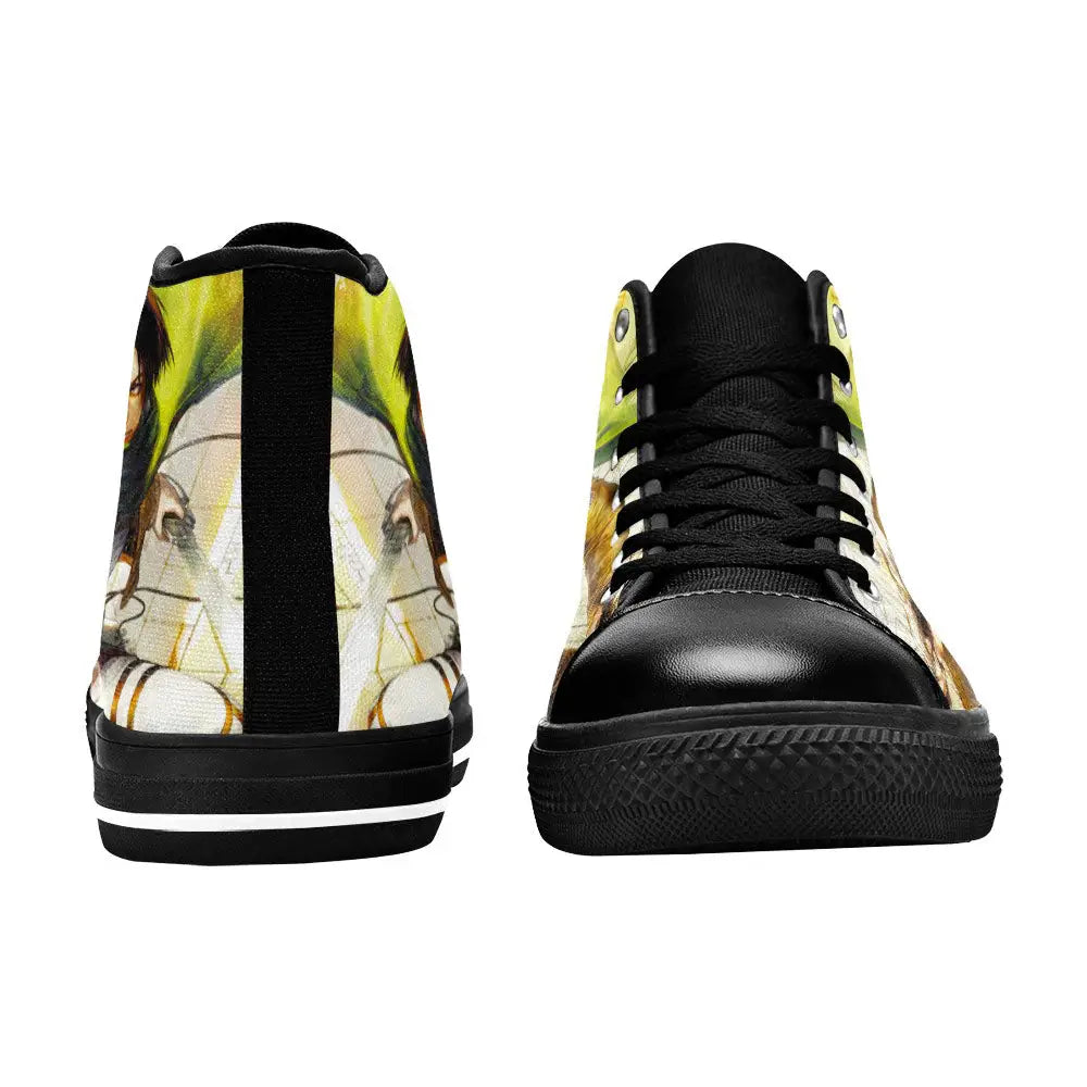 Attack on Titan Levi Ackerman Custom High Top Sneakers Shoes