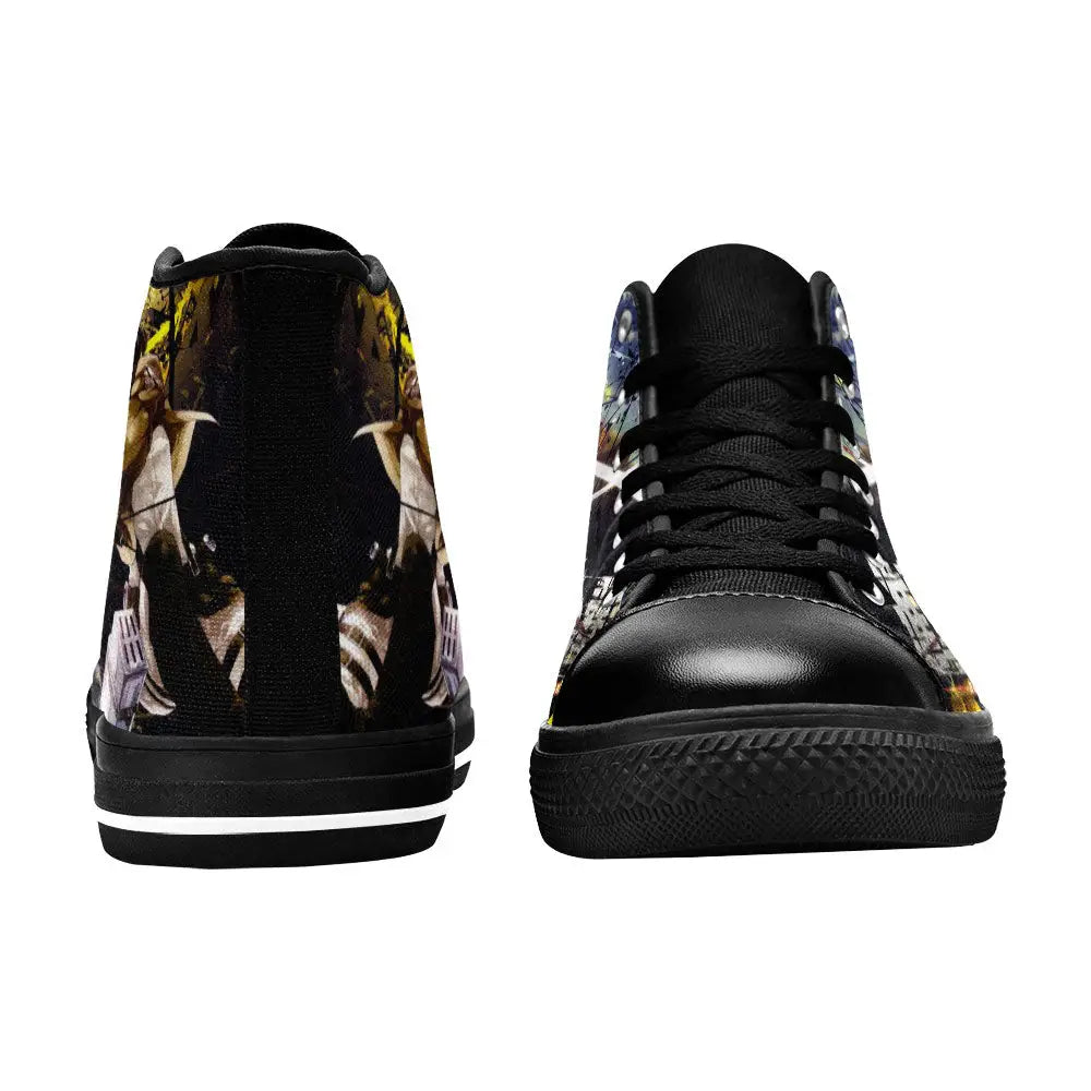 Attack on Titan Mikasa Ackerman Custom High Top Sneakers Shoes